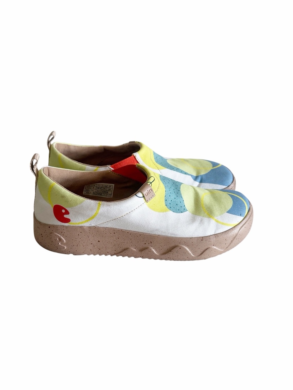 UIN Womens Wetland Park Toledo IX Canvas Slip-on Art Travel Casual Shoes sz 7.5